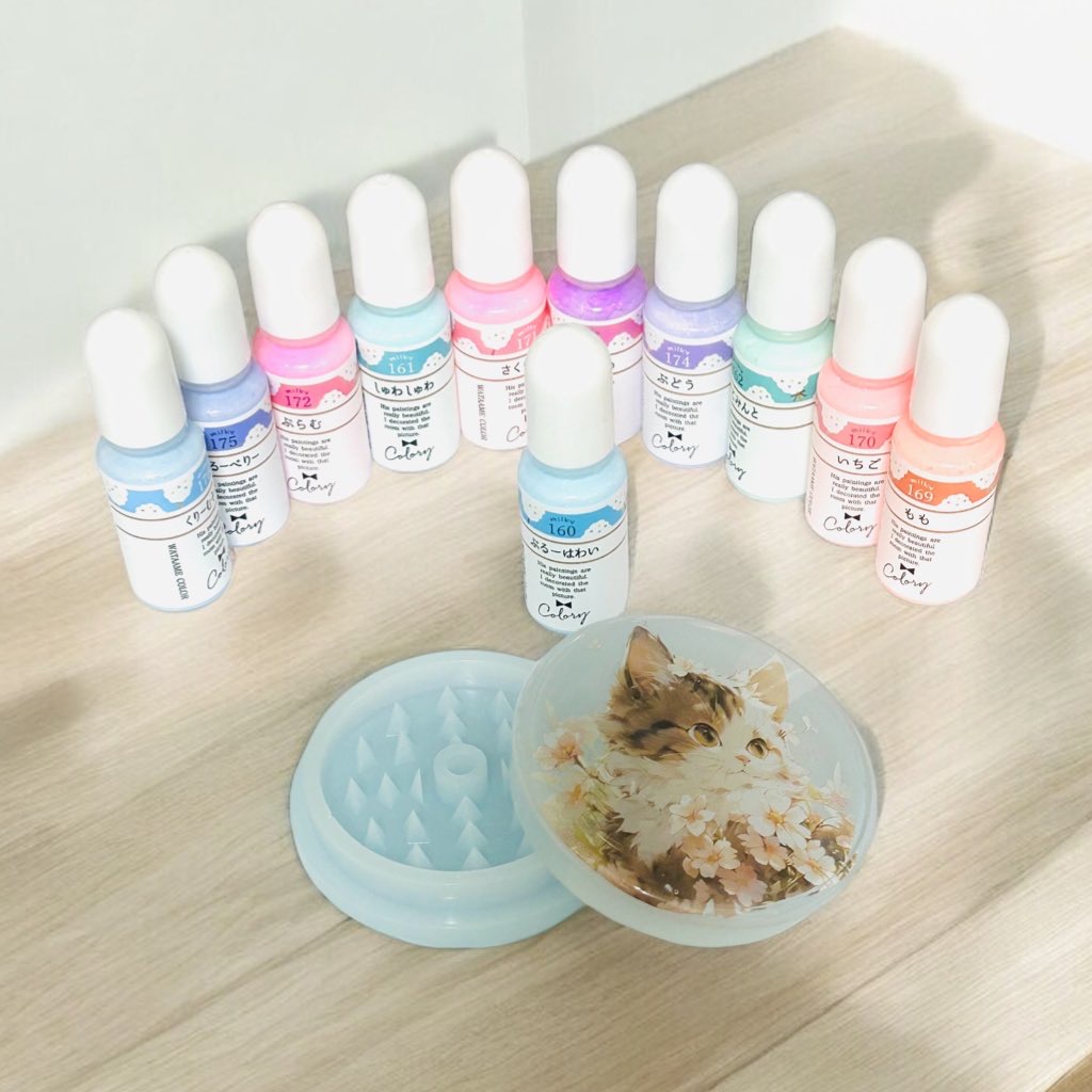 ミルキー色で作ってみました✨️
