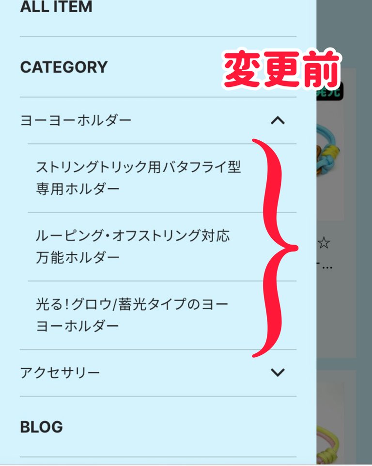 カテゴリ名・商品説明文一部改修✍