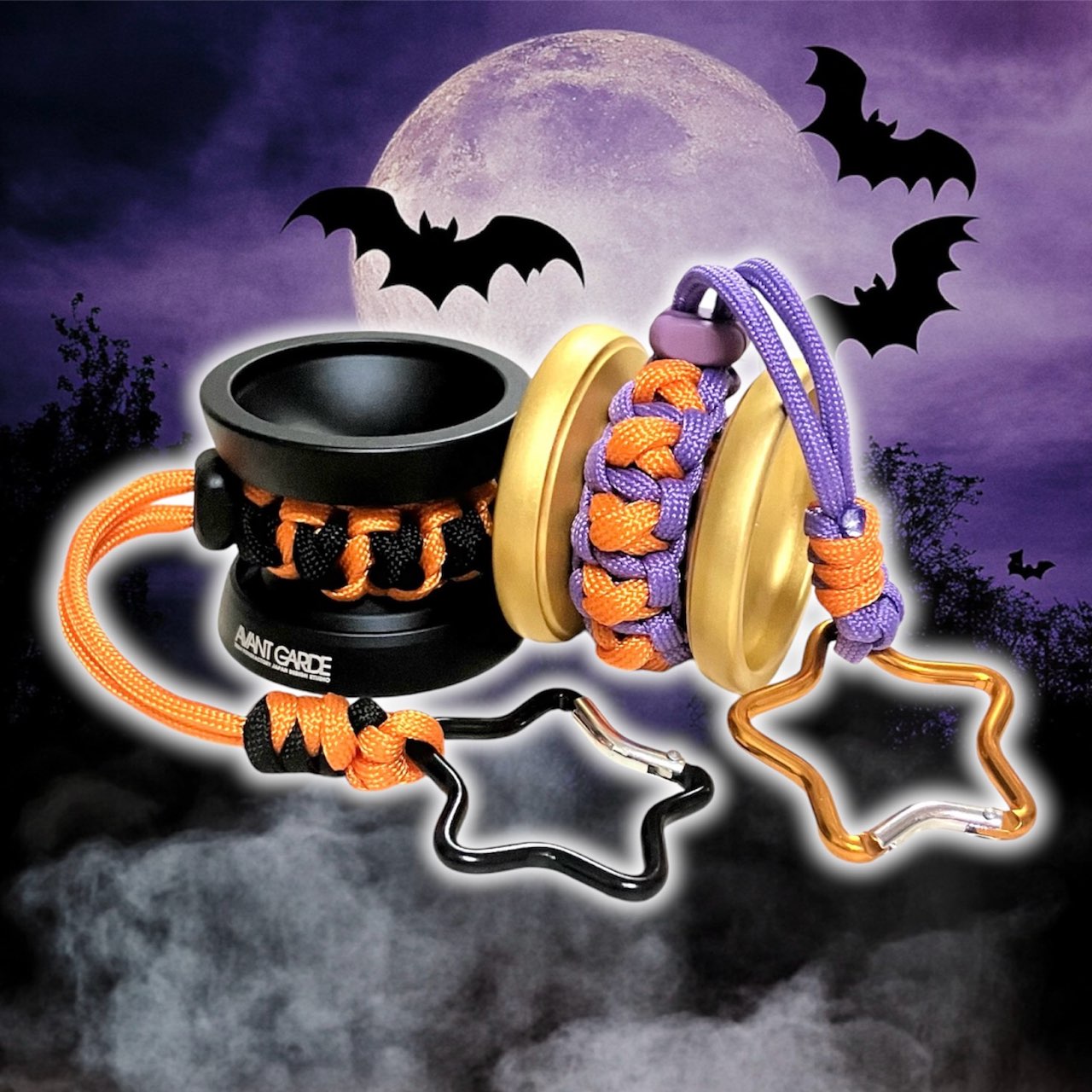 ハロウィンカラーのヨーヨーホルダー🎃🦇🕸