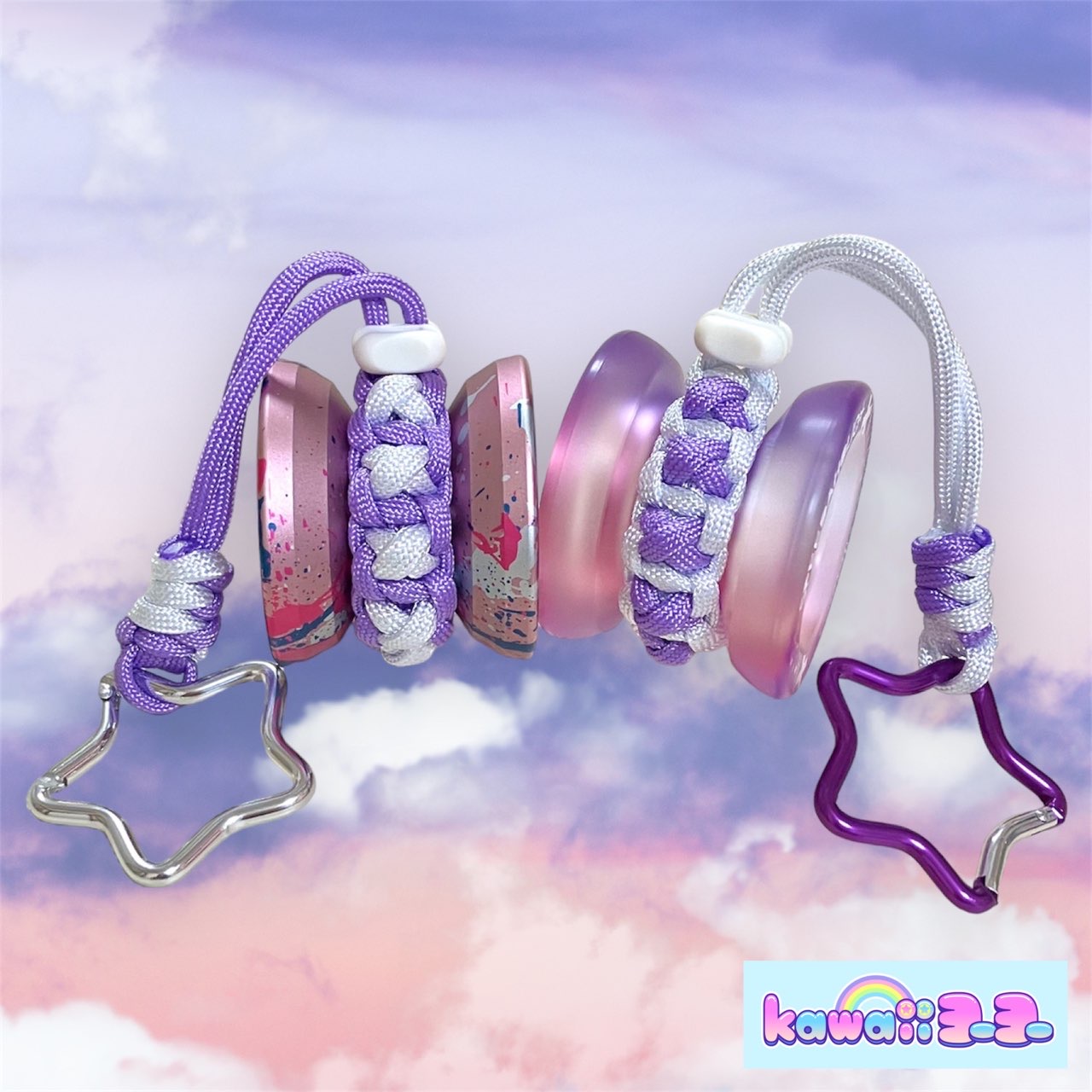 ✝️クロス✝️な編み目のヨーヨーホルダー❣️