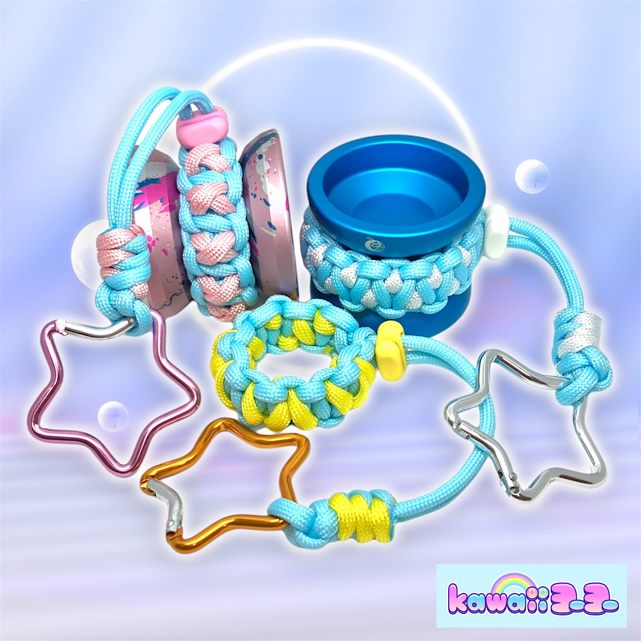 本日4月19日(金)21:00 光る‼️ヨーヨーホルダー計3点販売開始🌟