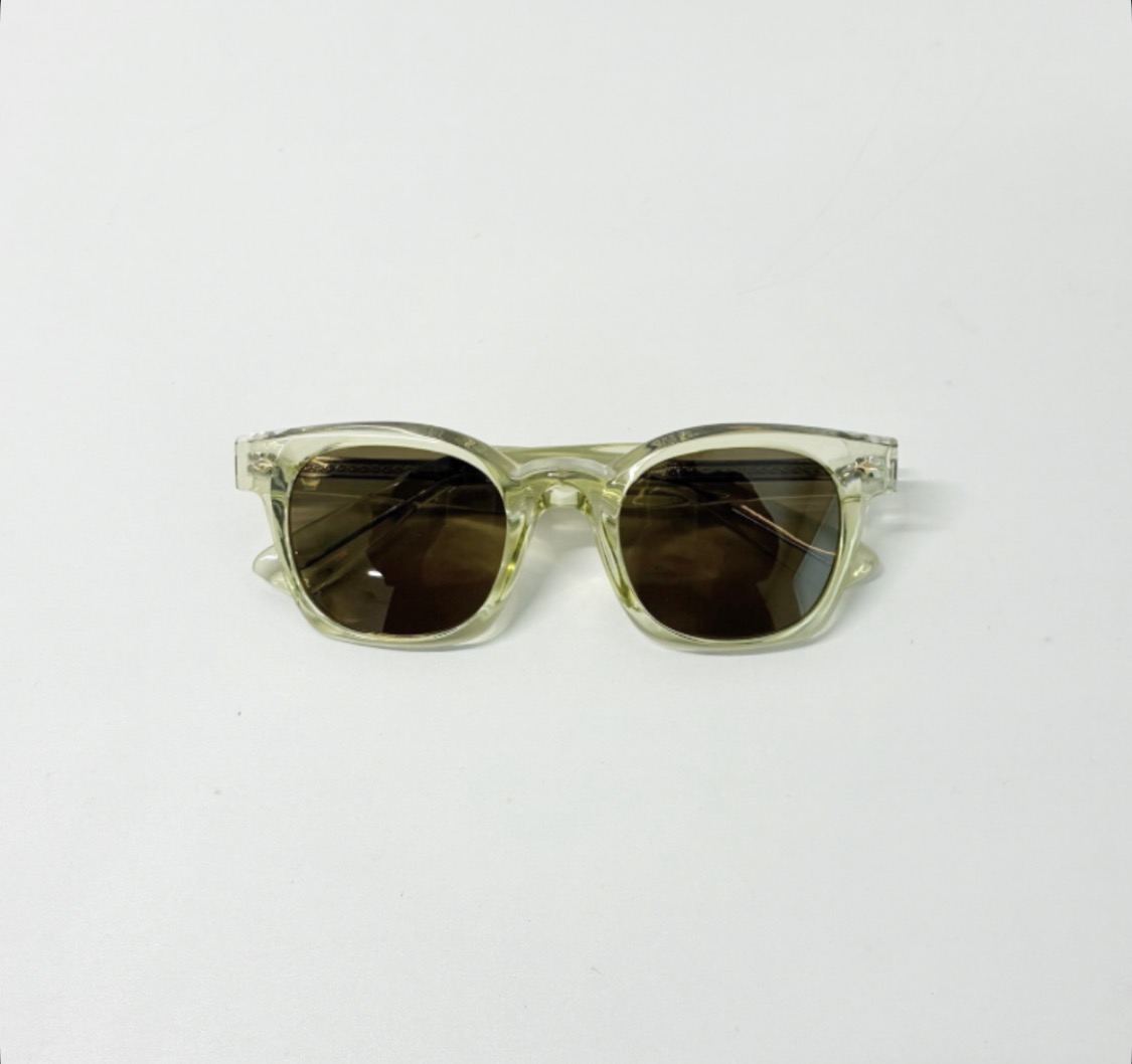 透明感オリーブフレームUVカットサングラス