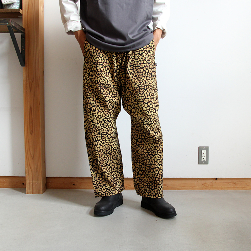 jawandi/ジャワンディ Santai Pants Batik (Leopard)