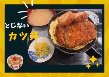 カツ丼と食物繊維とビフィズス菌と
