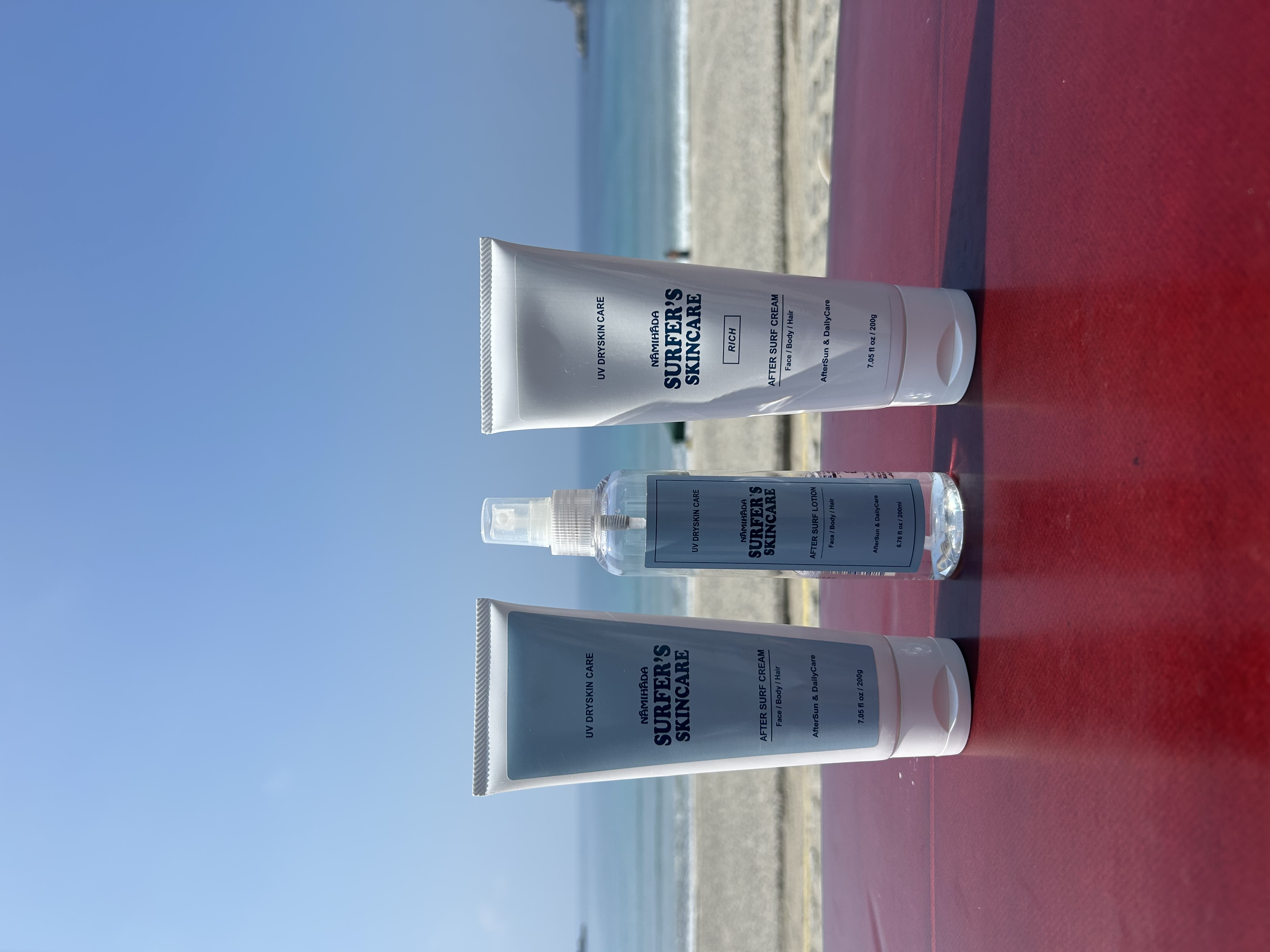 帰りの車内や帰宅後も快適に。海上がりのカサカサを防ぐ、サーファーの新常識。