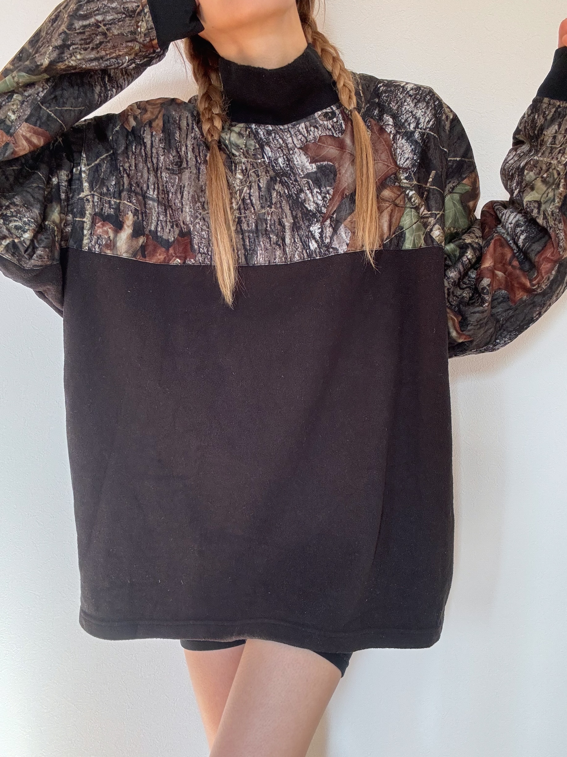 カモフラフリース