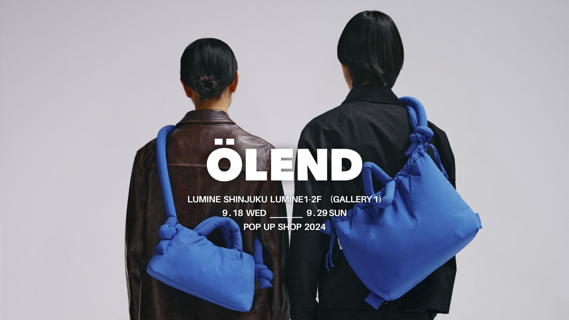 ÖLENDポップアップショップ開催のお知らせ