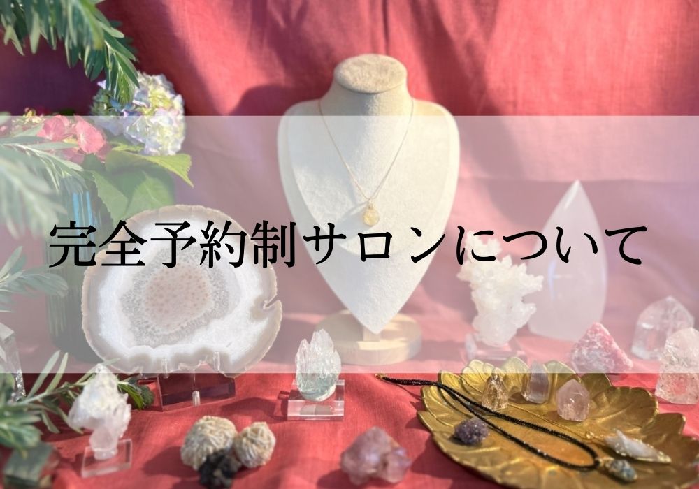 完全予約制サロンについて