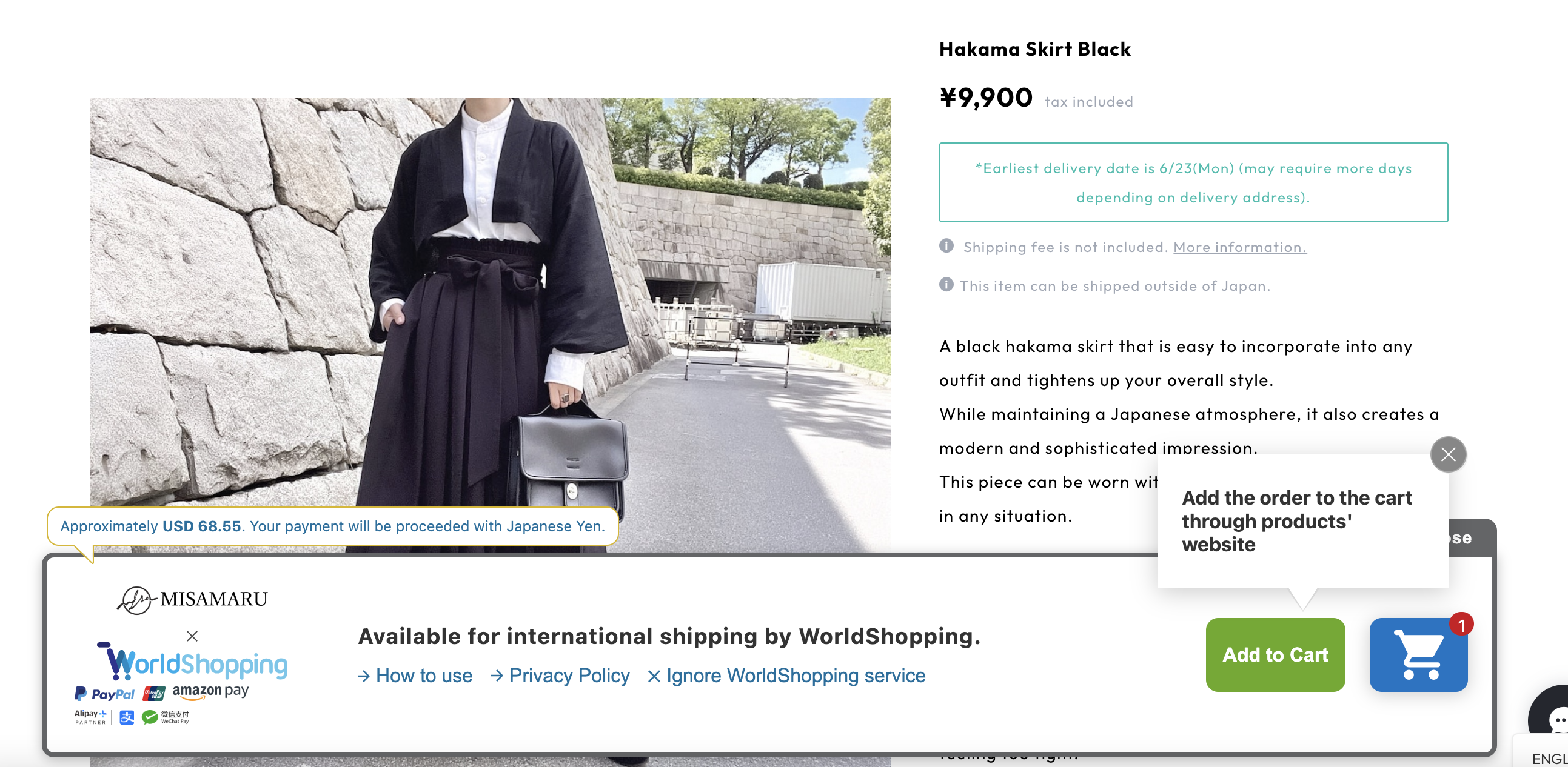 International Shipping