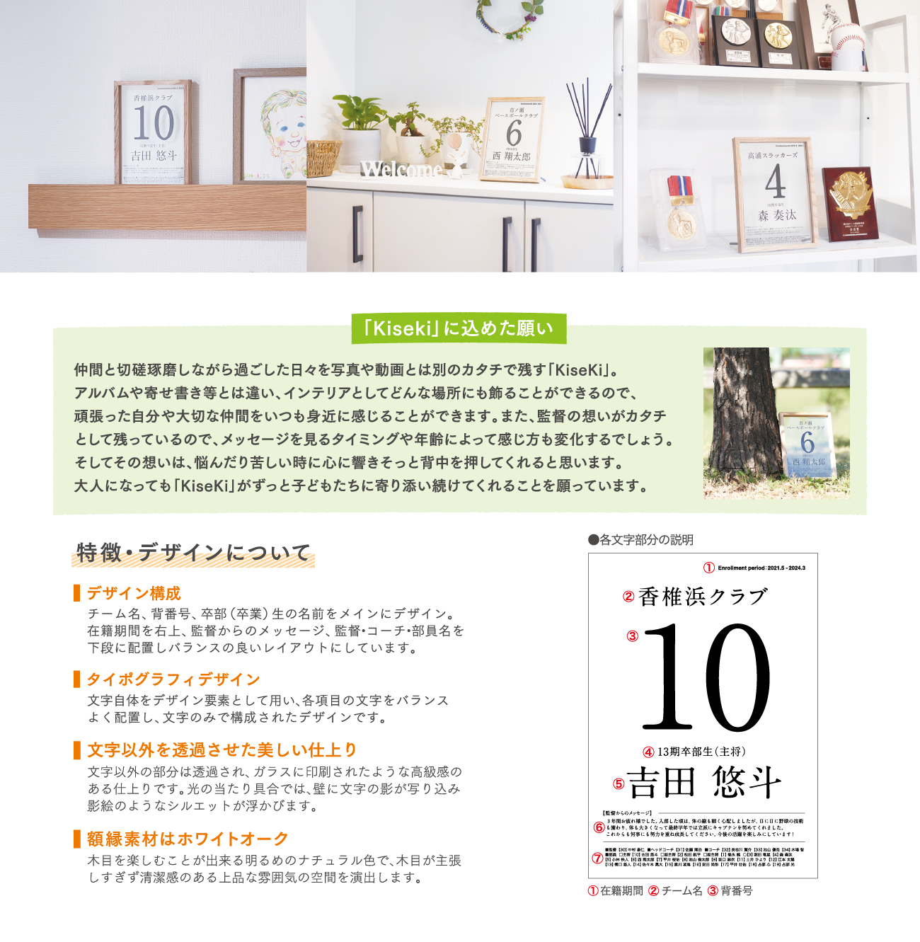 商品説明について
