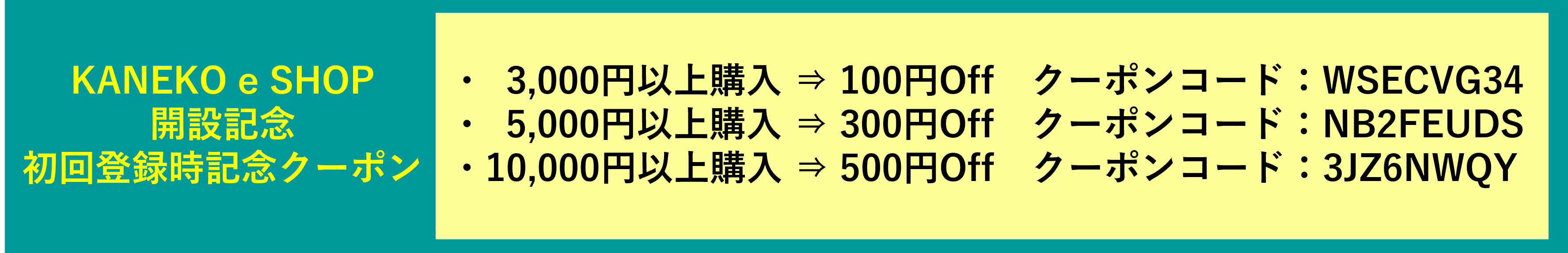 お得なクーポンコード情報！