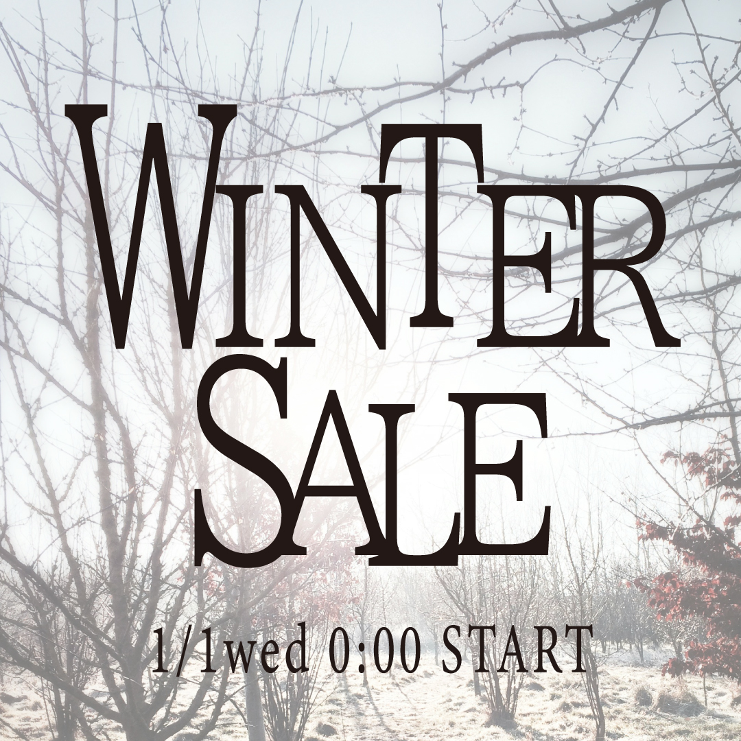 【WINTER SALE!!!】ウィンターセール開催中