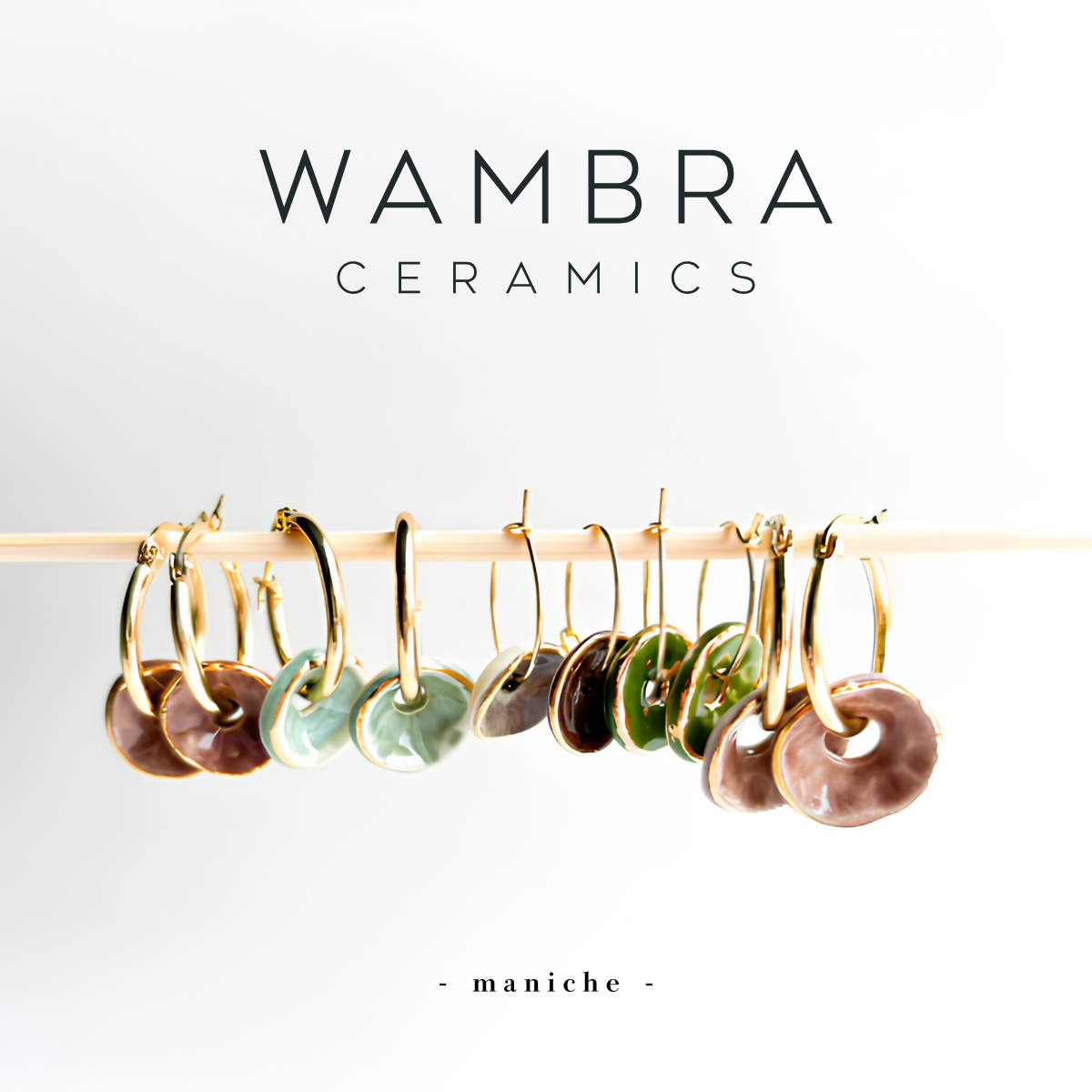 【WAMBRA】カナダの陶磁器アクセサリー