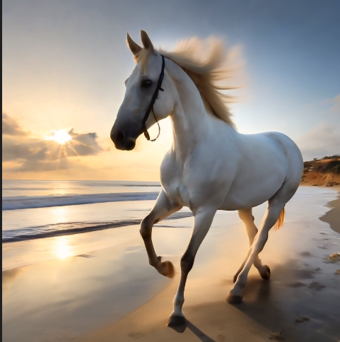 動画生成AIPIKAで白馬を動画生成してみた。