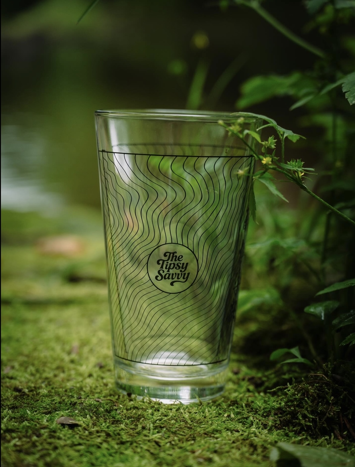 【 泥酔倶楽部 × sabi】 " Tipsy savvy パイントグラス "