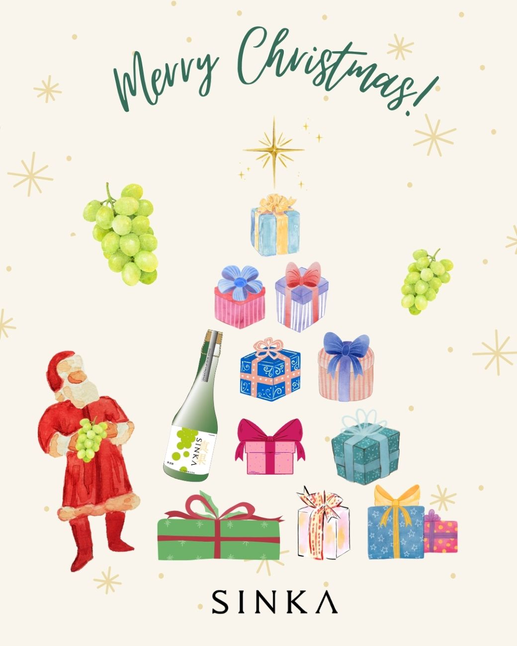 ギフト用が登場！⛄ SINKA for Happy Holidays ! ⛄