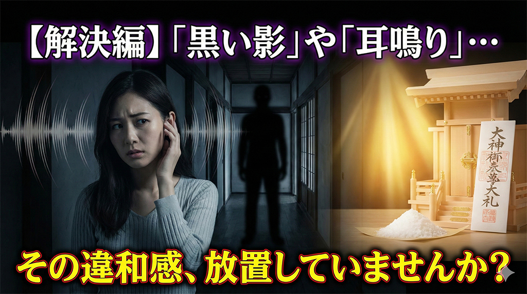 【解決編】「黒い影」や「耳鳴り」…その違和感、放置していませんか？