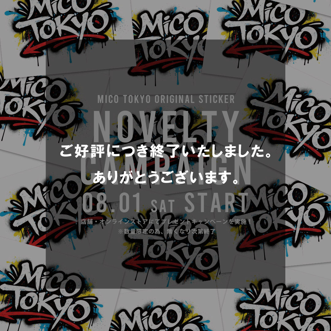 【数量限定】MICO TOKYO オリジナルステッカープレゼントキャンペーン開催!✨