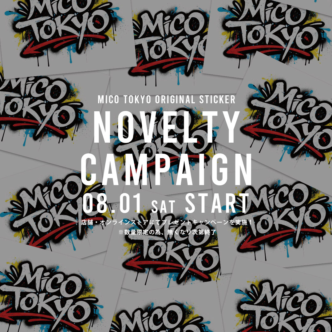 【数量限定】MICO TOKYO オリジナルステッカープレゼントキャンペーン開催!✨