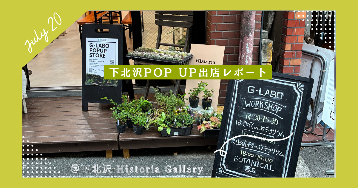 下北沢POP UP STOREレポート　〜part1〜