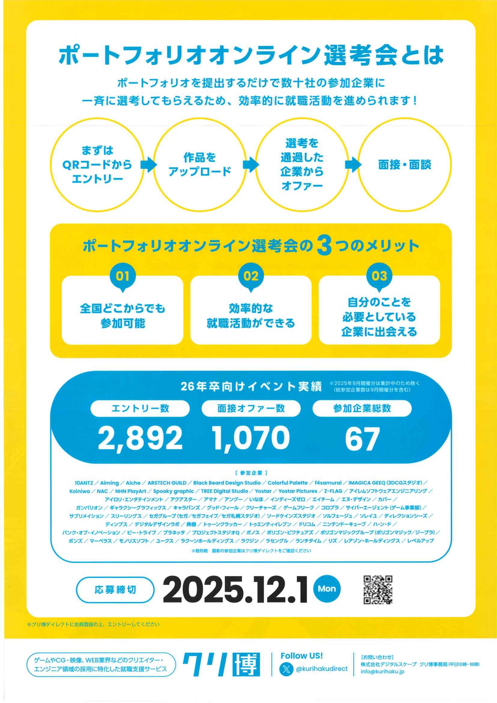 27卒クリエイターの就活が本格化！