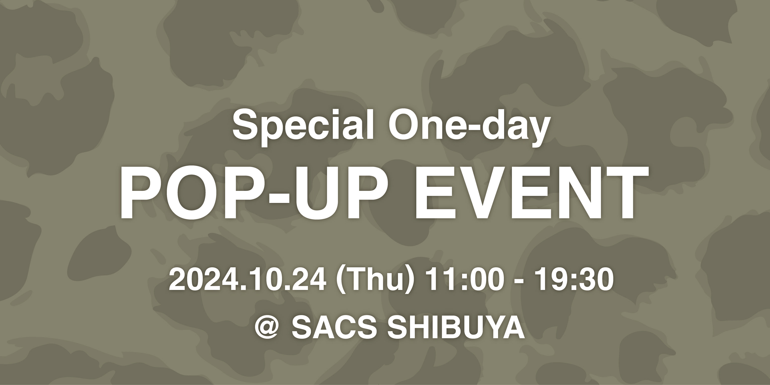 1日限定のスペシャルポップアップイベントを渋谷で開催
