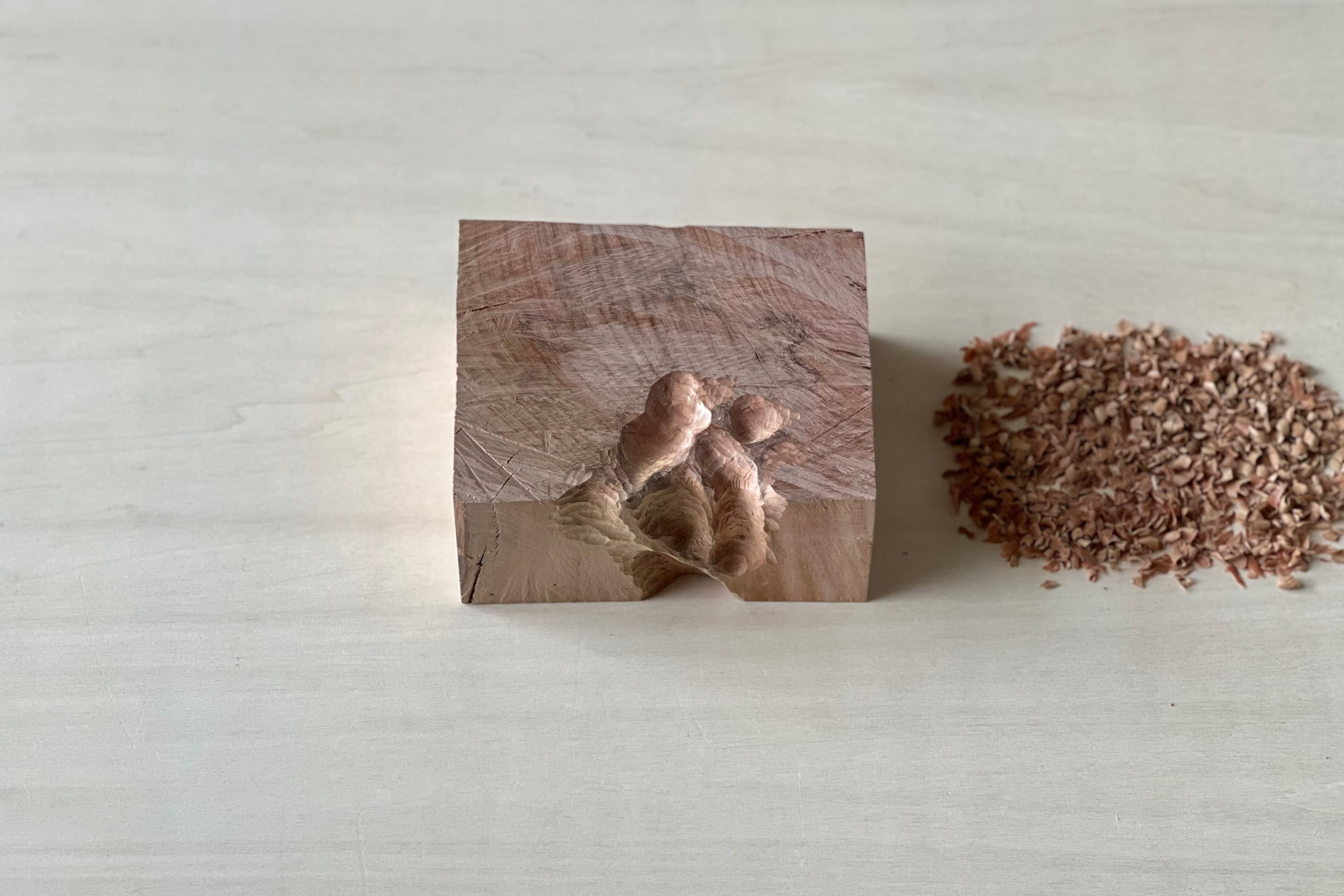 The unique colors and depth of wild cherry wood