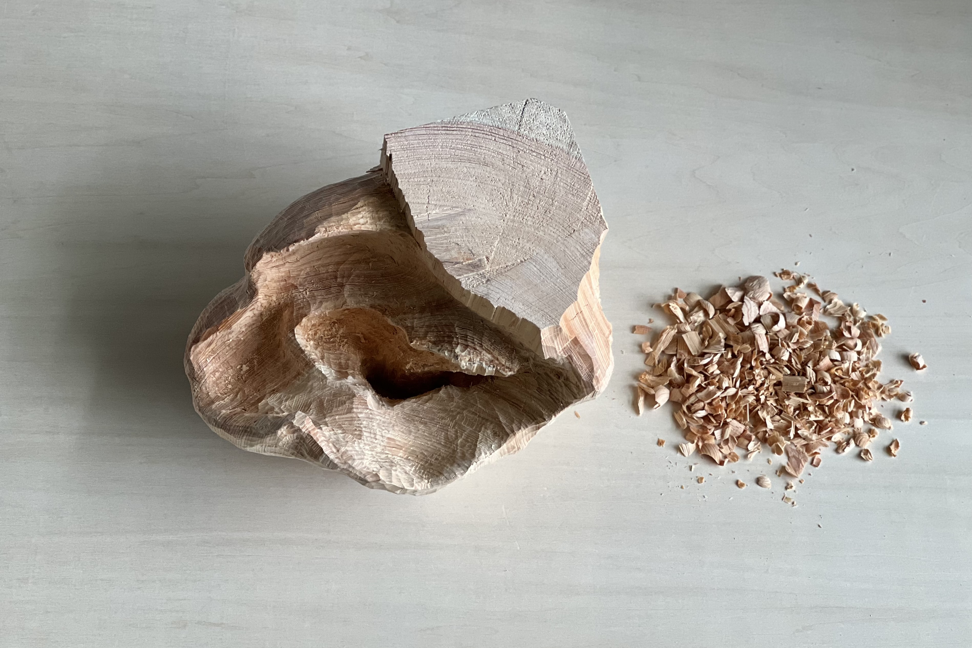 Intensity of the wood grain became more pronounced