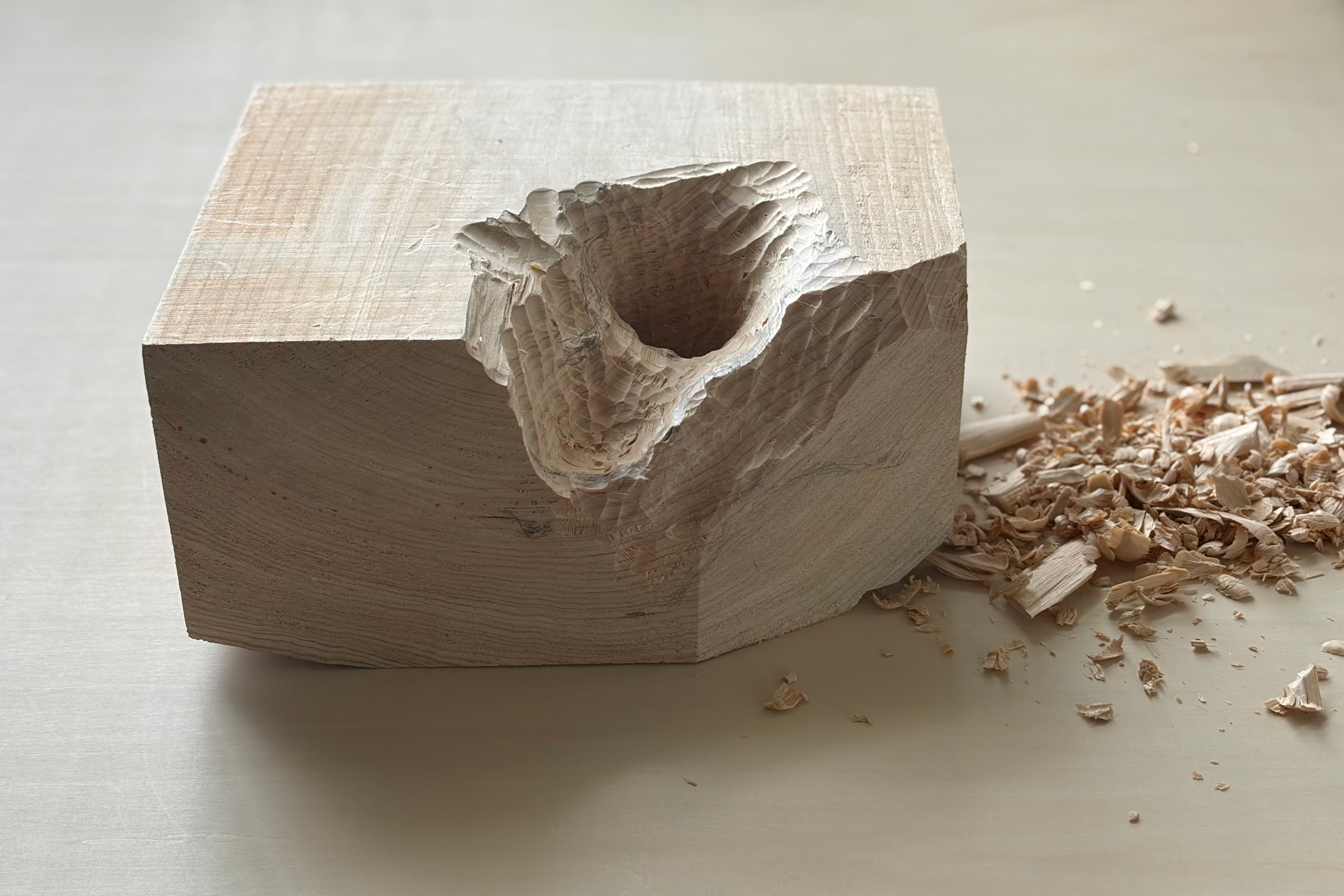 Wood requires a great deal of courage