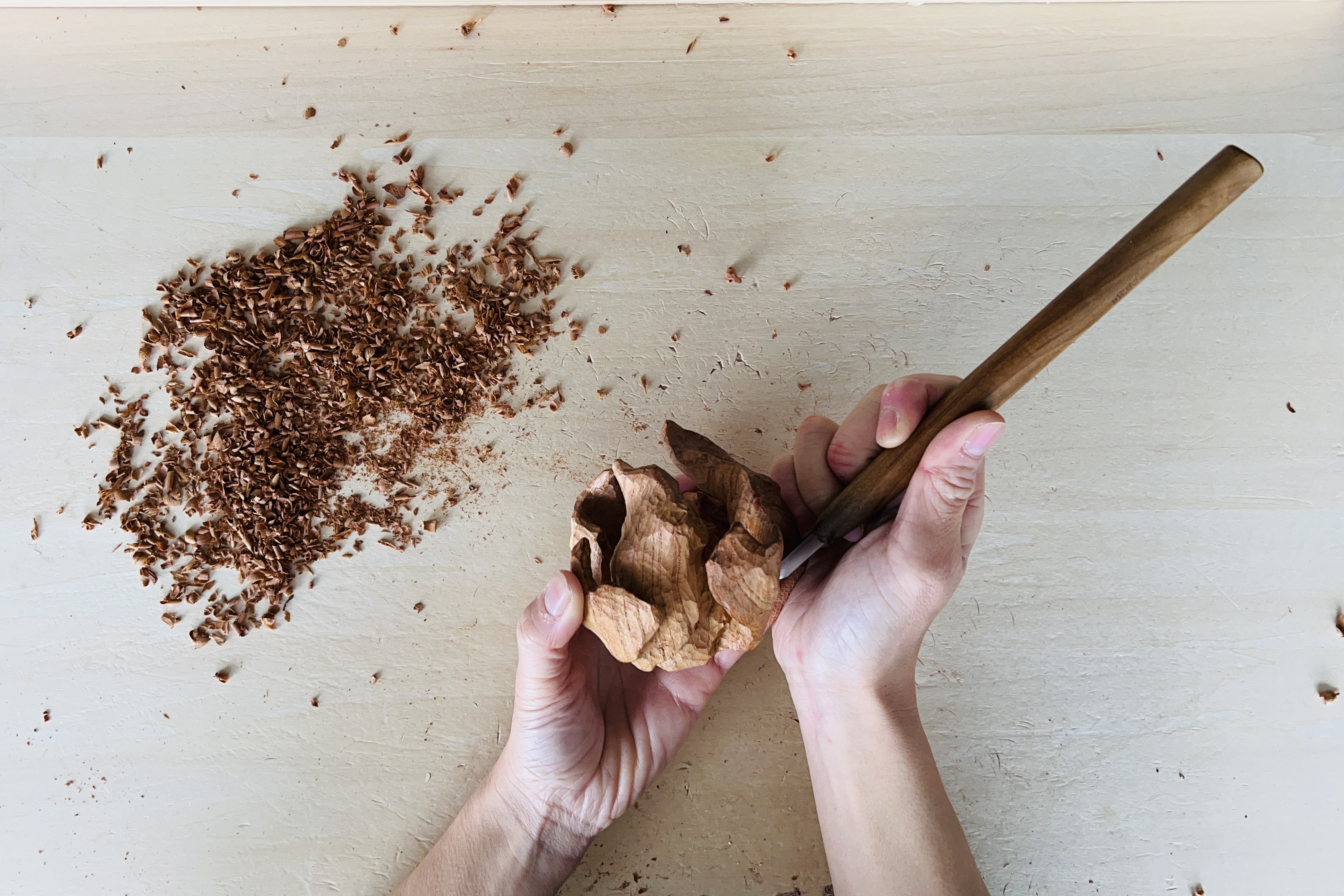 Hard wood does not break or crack easily