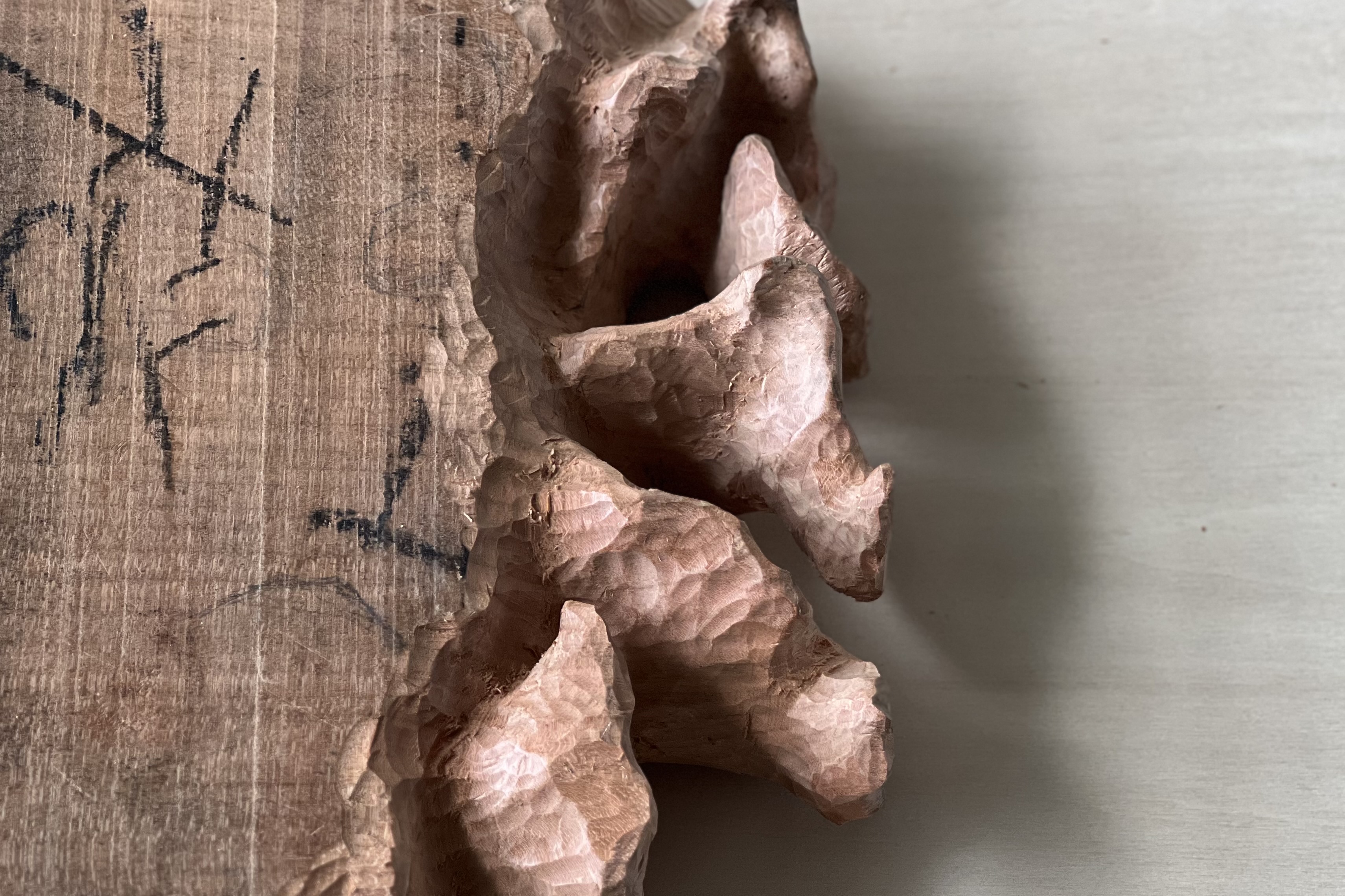Wild cherry and zelkova wood are very similar
