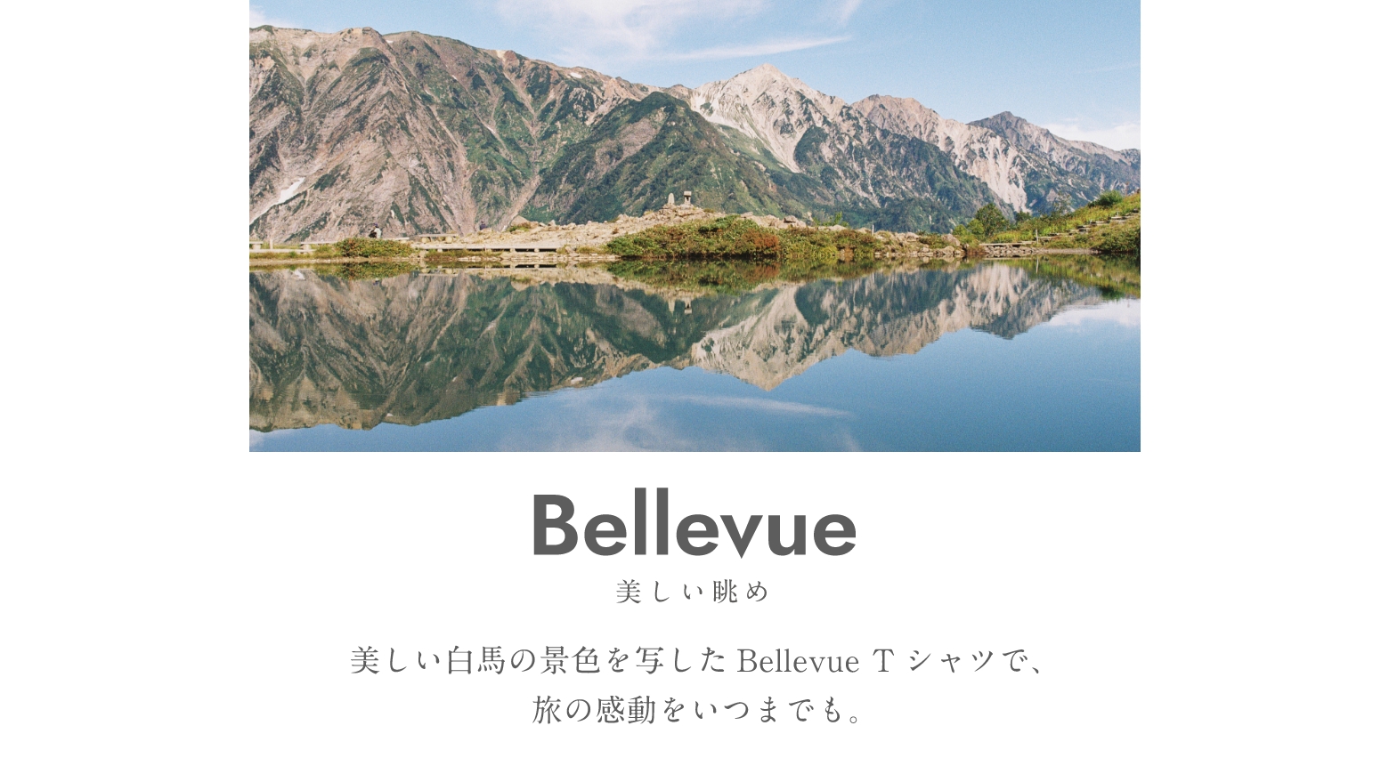 Bellevue Tシャツのコンセプトとこだわり