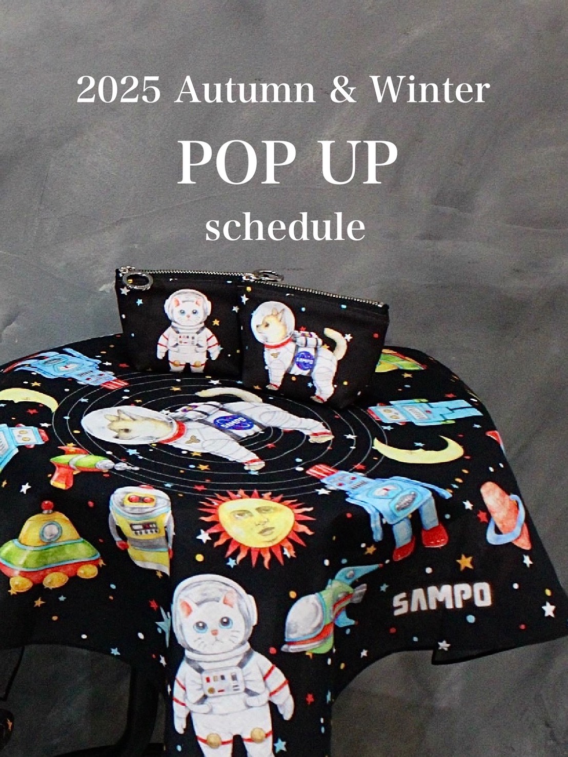 店頭販売・POP UP　お知らせ【11月19日更新】