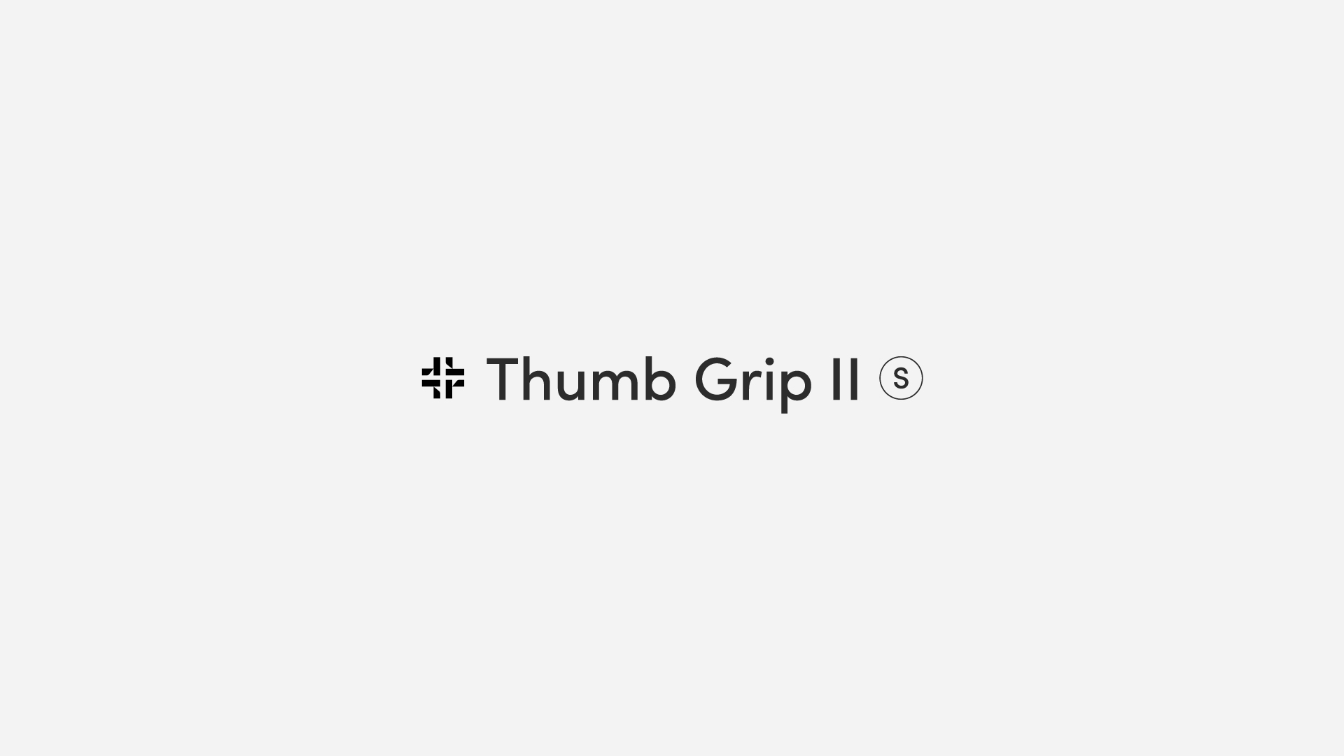 Thumb Grip IIに新色シルバーが登場