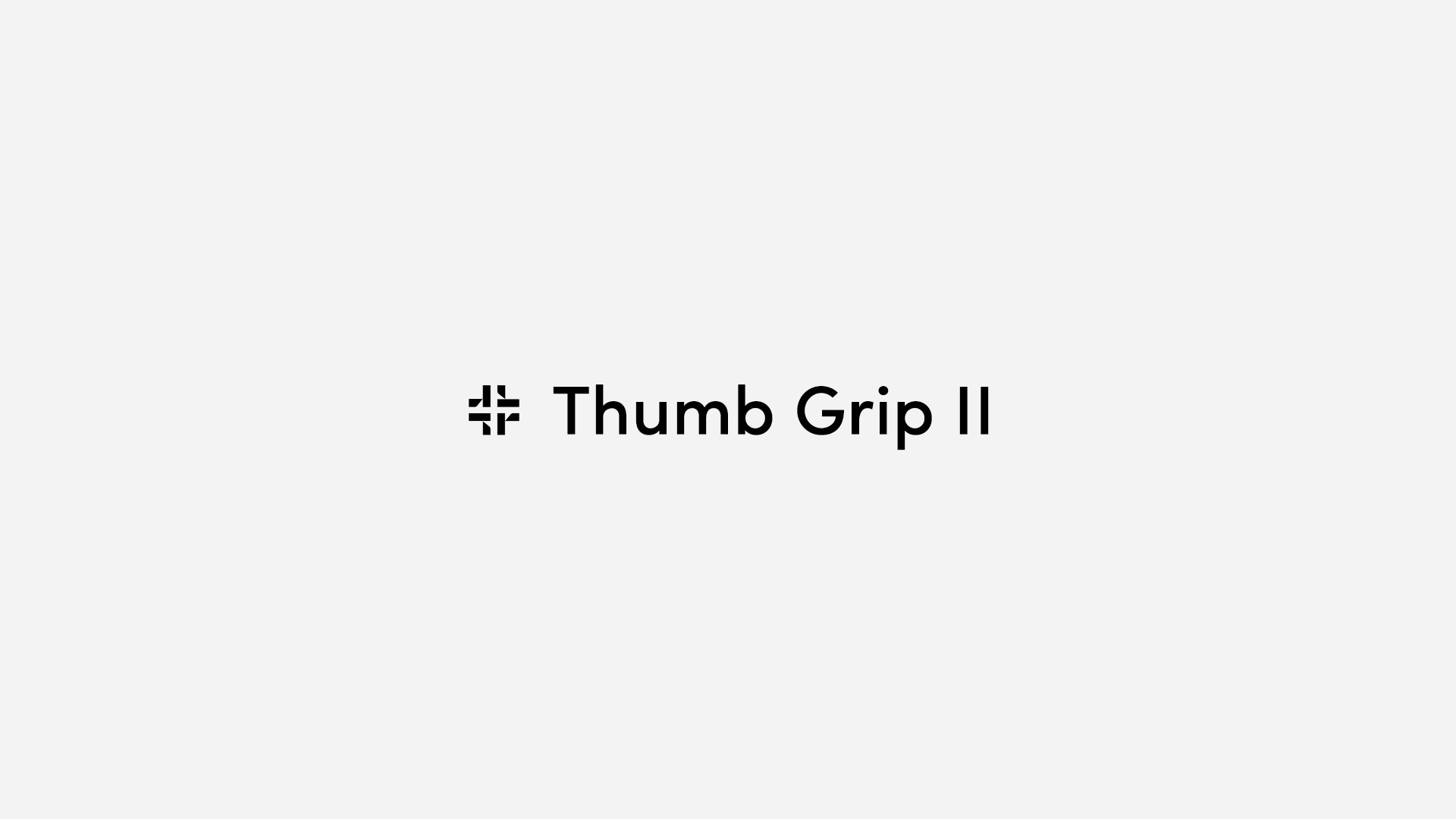 Thumb Grip IIの完売と再入荷について