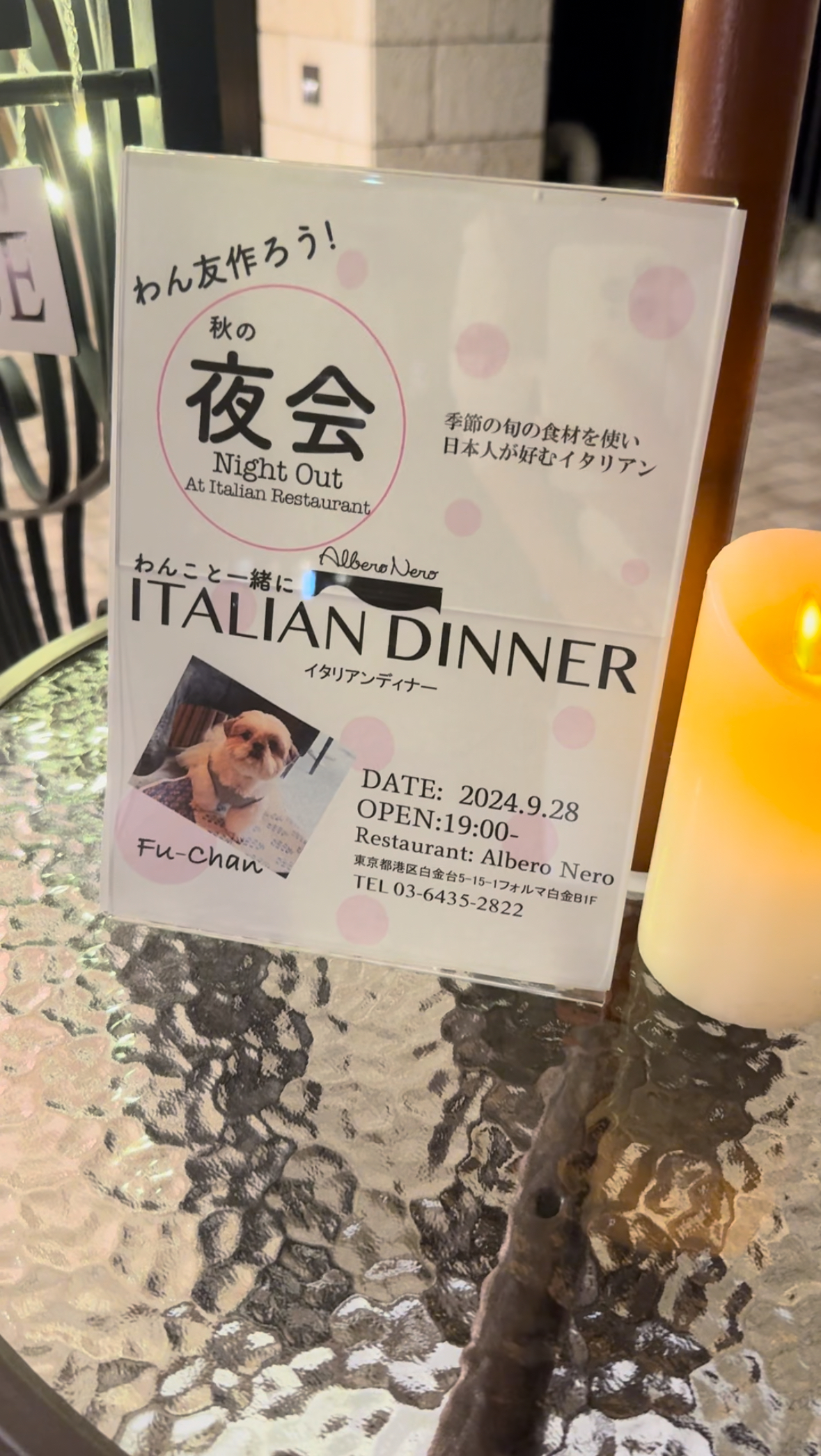 ディナー会に協賛しました