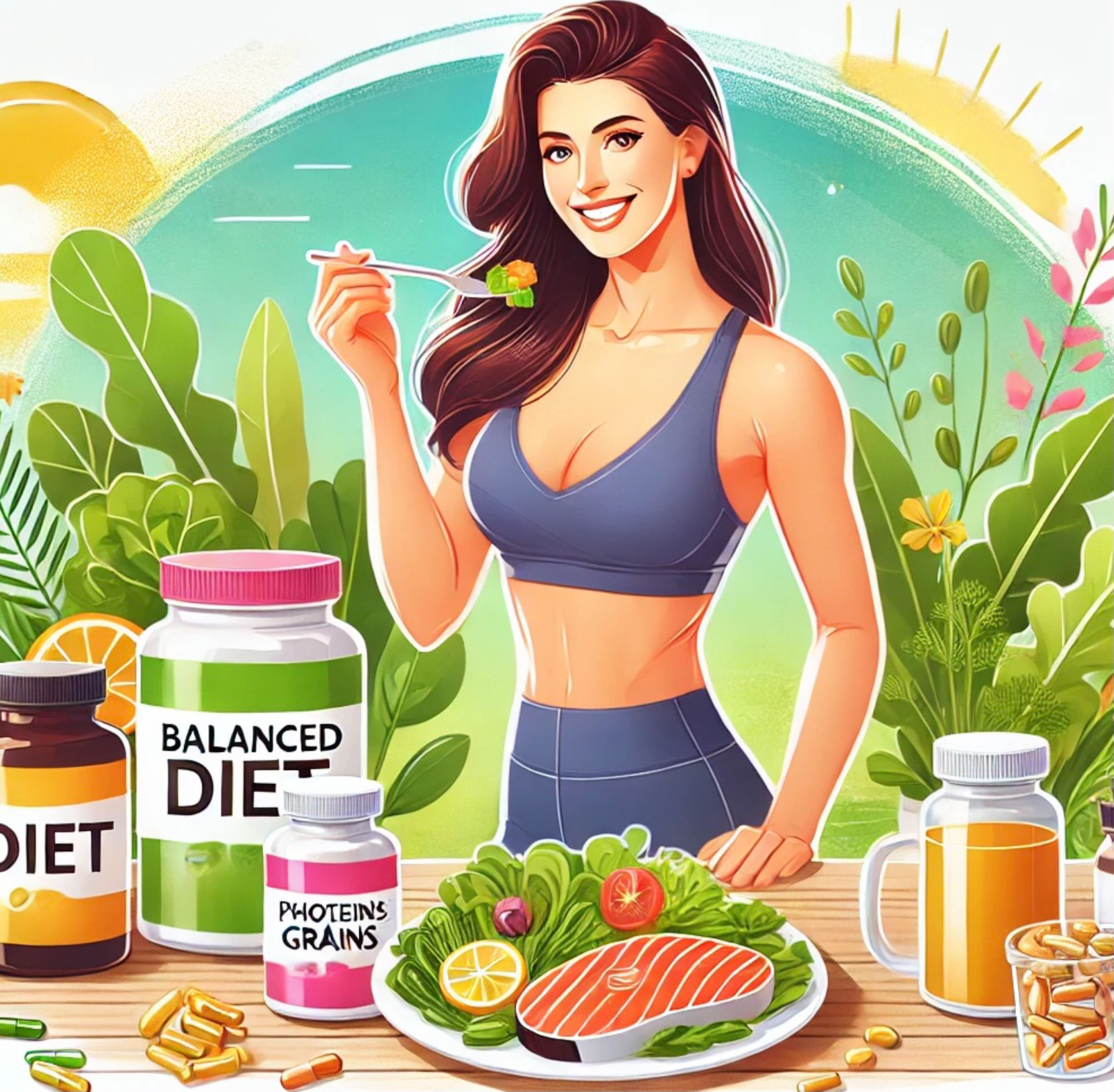 🌟無理なく続けられる食事制限とサプリメントで、健康的にダイエットしよう！💪🍎