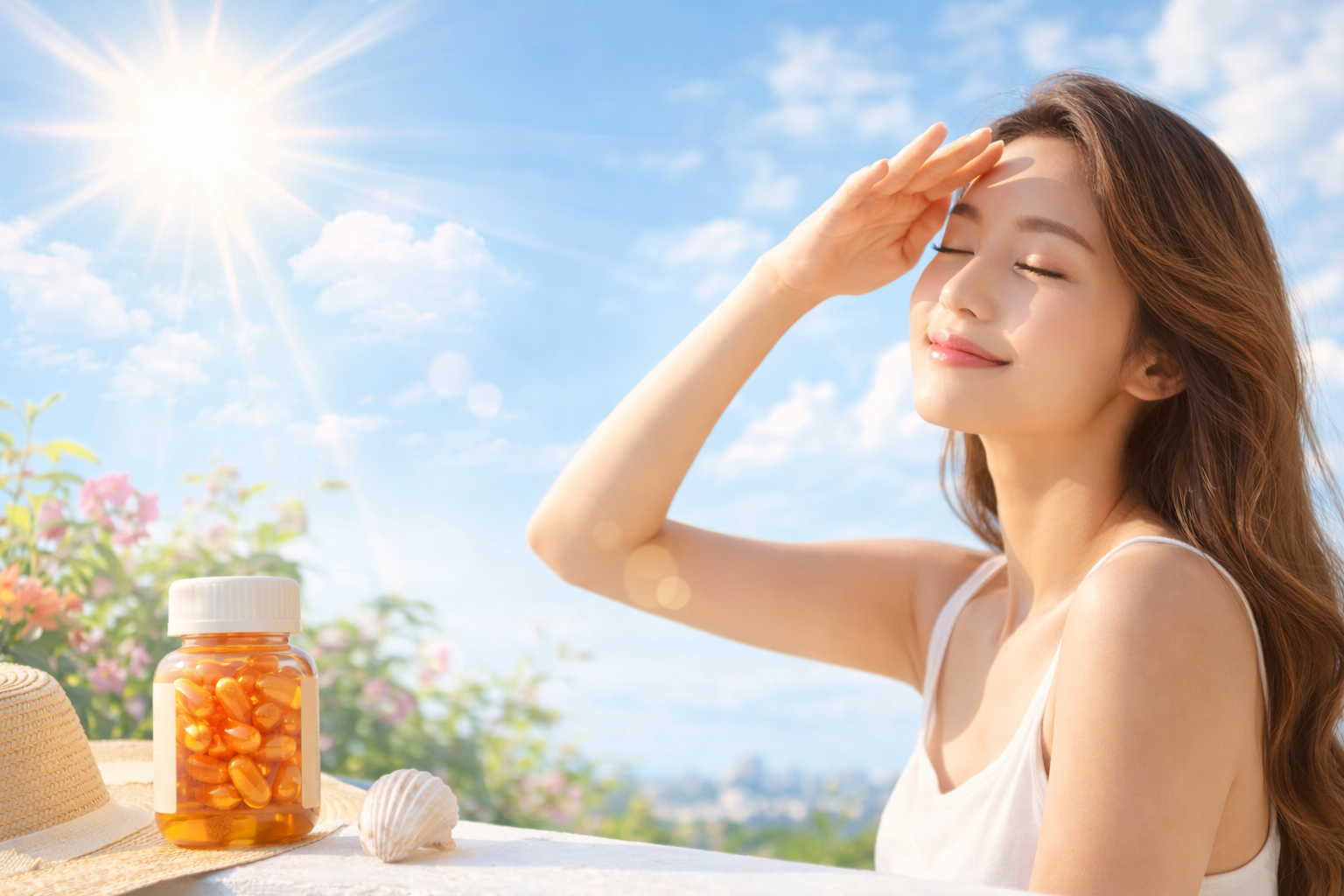 「飲む紫外線対策サプリとは？美容意識の高い人が取り入れるインナーケア習慣✨