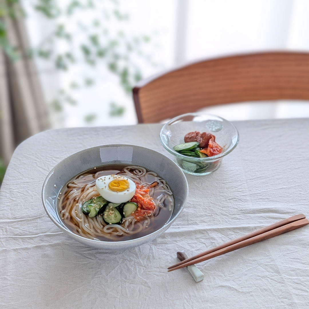 【益子焼・ネギシ製陶】 6寸ボウルで見た目もきれいな冷麺を