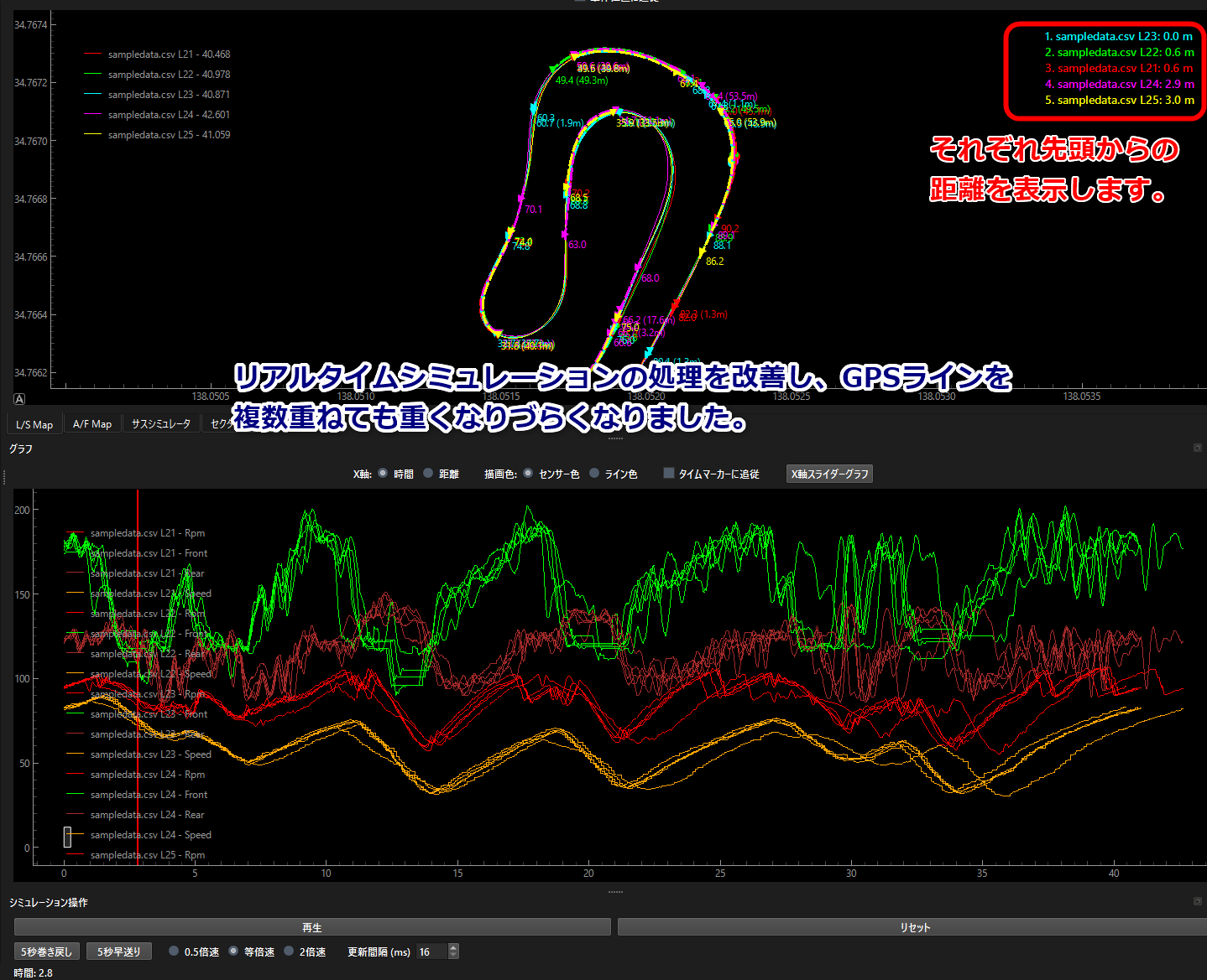 D2 Racing Mapper 1.1.0 アップデート
