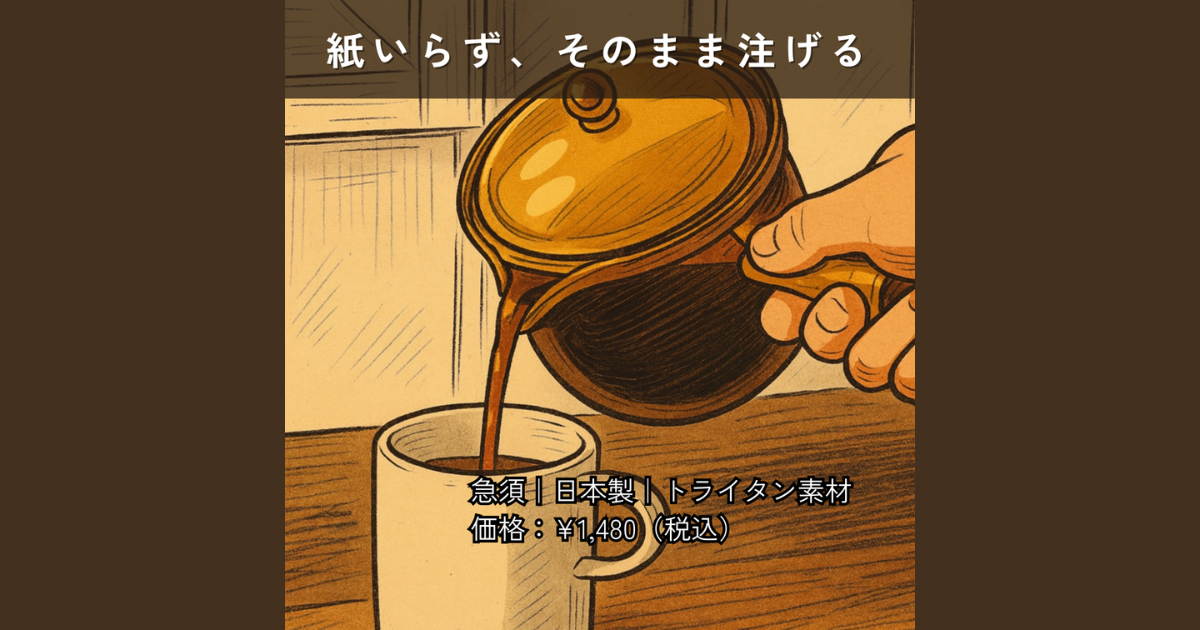 ペーパーレス急須の魅力と使い方