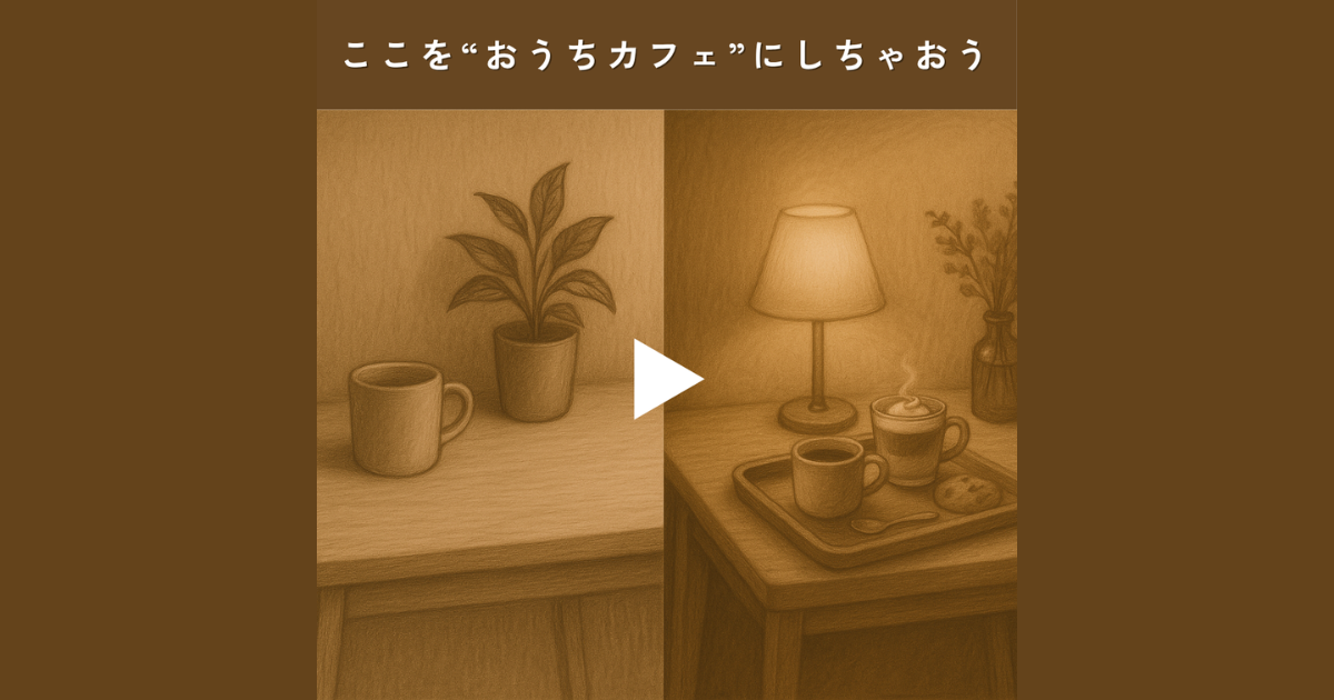 🌿少しの工夫で、今日から“おうちカフェ”