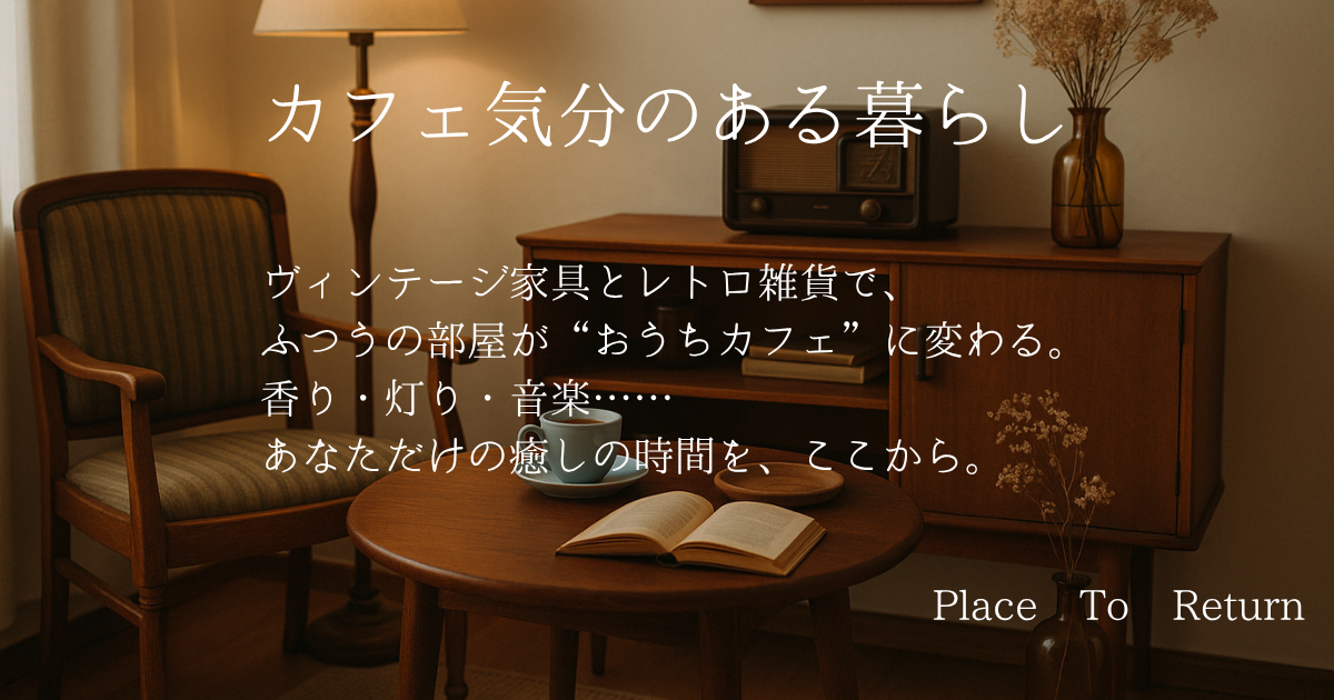 “ふつうの部屋”を、おうちカフェに。