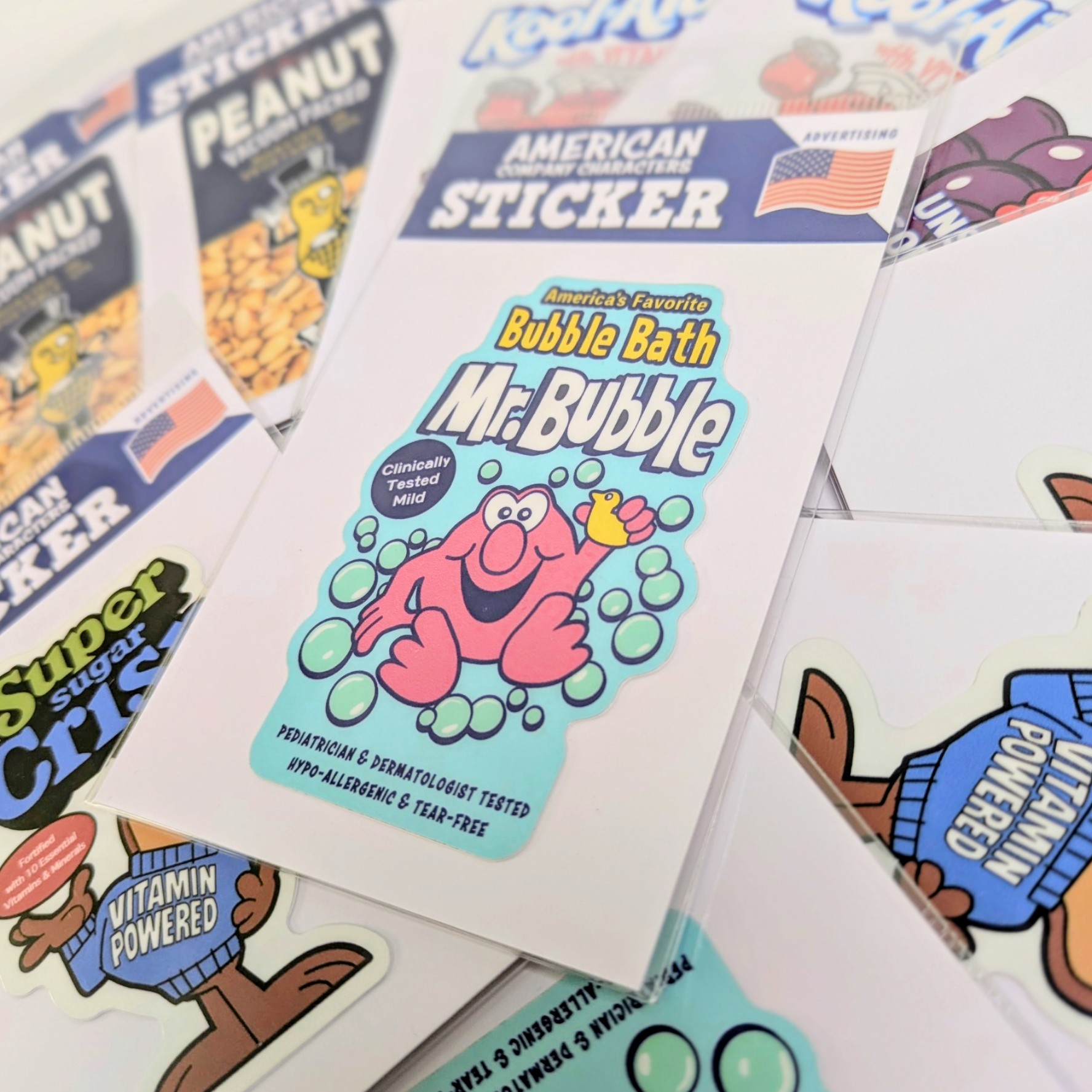 📢 外せないアメリカンカンパニーキャラのステッカー🇺🇸