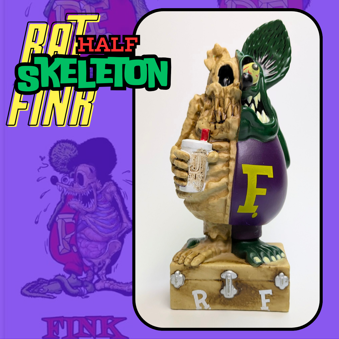 📢 RatFink ボビングヘッドハーフスケルトンまさかのNEWCOLOR🟣