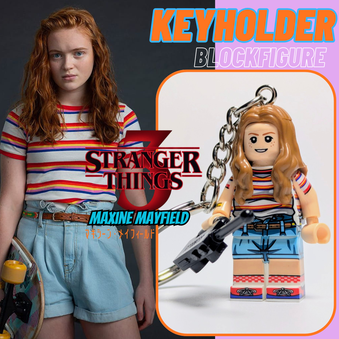 📢 今後も期待‼️大人気ストレンジャーシングスブロックフィギュアキーホルダー🇺🇸