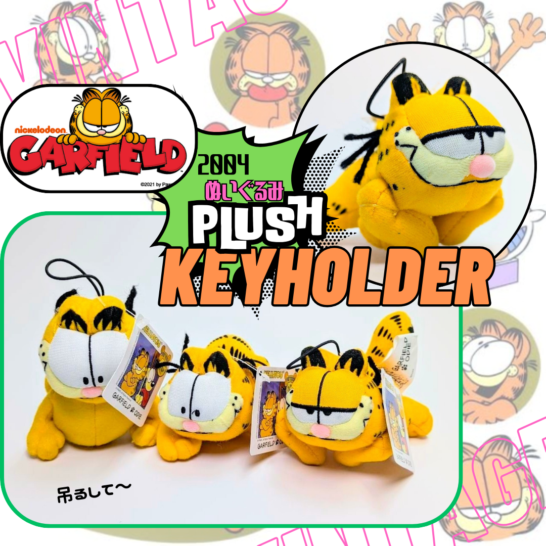 📢 愛くるしくそして憎たらしいGarfield miniplush😁💕