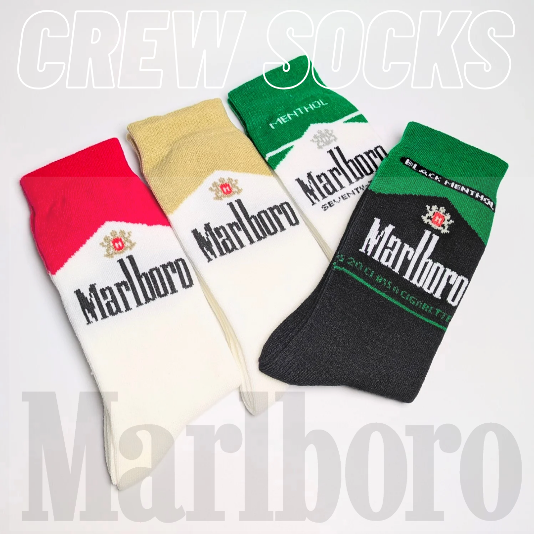 📢 Marlboro紙巻きのCOOLなデザイン🧦🇺🇸🚬