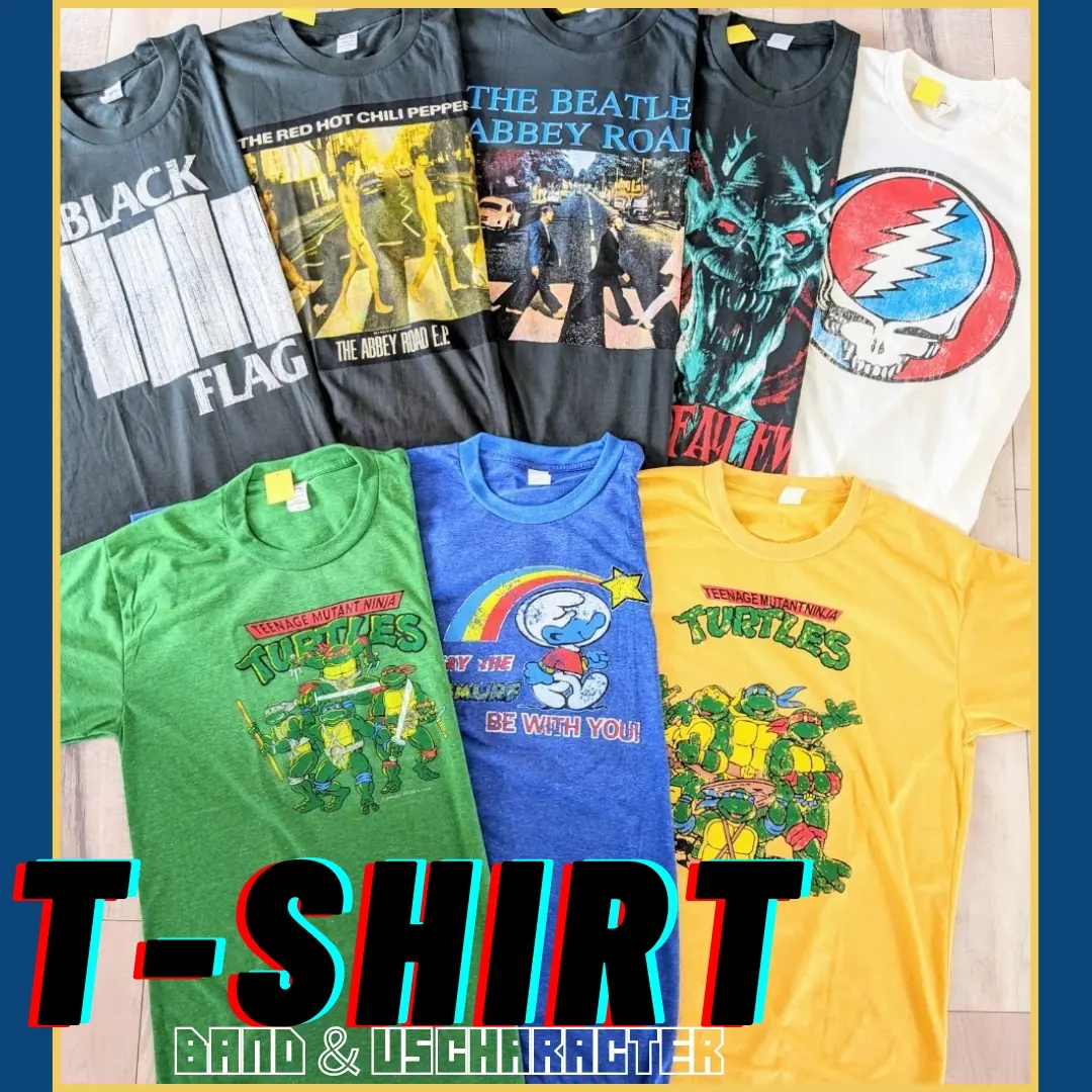📢 BAND＆USキャラクターTシャツ入荷❗
