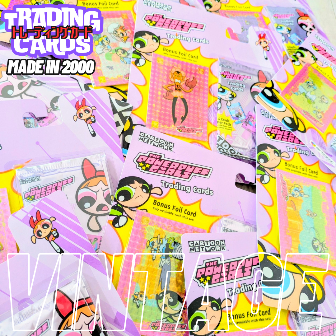 📢 パワパフのVINTAGEトレカボーナスカード新柄も入荷してます🩷🩷